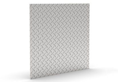 Gepersonaliseerde roestvrijstalen checkerplaat Patroon Gedrukt SS decoratieve vellen