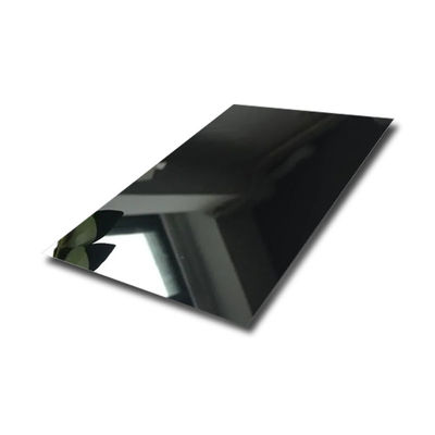 Zwarte spiegel afwerking roestvrij staal plaat voor binnen- en buiten decoratieve roestvrij staal plaat