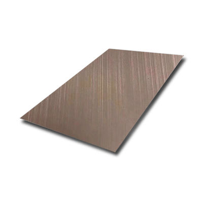 304 roestvrij staal Kleurplaat Aisi 2 mm Gepoetste Ss 316 Decoratieve haarlijn Roestvrij staal platen