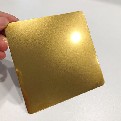 0.5mm Decoratieve Gouden de Kleurenparel Vernietigde JIS Norm van het Roestvrij staalblad