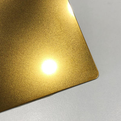 0.5mm Decoratieve Gouden de Kleurenparel Vernietigde JIS Norm van het Roestvrij staalblad
