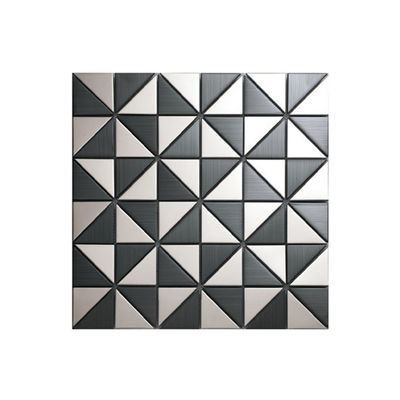 Van de het Roestvrije staalmuur van het keuken 3D Mozaïek Decoratieve Tegels Backsplash AISI 1219X2438mm