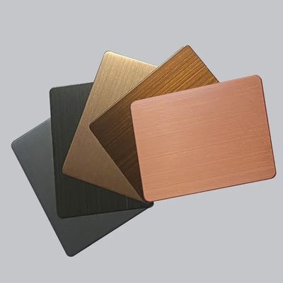 Goede prijs 304 316 Kleurgecoate ruite plaat van roestvrij staal Pvd 201 roestvrij staalplaat 4X8Ft 304L AFP-coating online