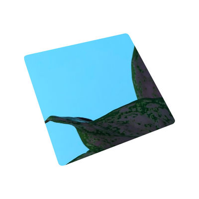 Goede prijs Safirblauwe kleur spiegel roestvrij staal plaat molen rand online