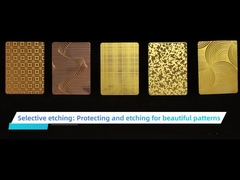 201 304 eindigt het decoratieve het roestvrije staalblad ets van de pvdkleur voor bouwprojecten