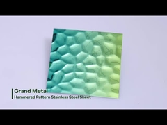 8K spiegel Gestempeld Roestvrij staalblad 0.5mm de Plaat van het het Roestvrije staalplafond van de Waterrimpeling