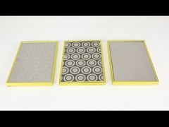 304 316 de heldere 3D laser pvd met een laag bedekt beëindigt namen gouden roestvrij staalbladen toe