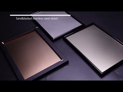 Zandstraal Parel Vernietigde ss beëindigen de Decoratieve Rand van de het Metaalmolen van het Roestvrij staalblad