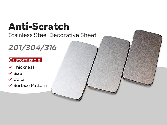Bedrijfsvideo's Ongeveer Anti-scratch Stainless steel Sheet 304 316 Bead Blasted stainless steel decorative sheet
